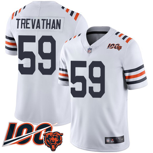 Chicago Bears Limited White Men Danny Trevathan Jersey NFL Football #59 100th Season